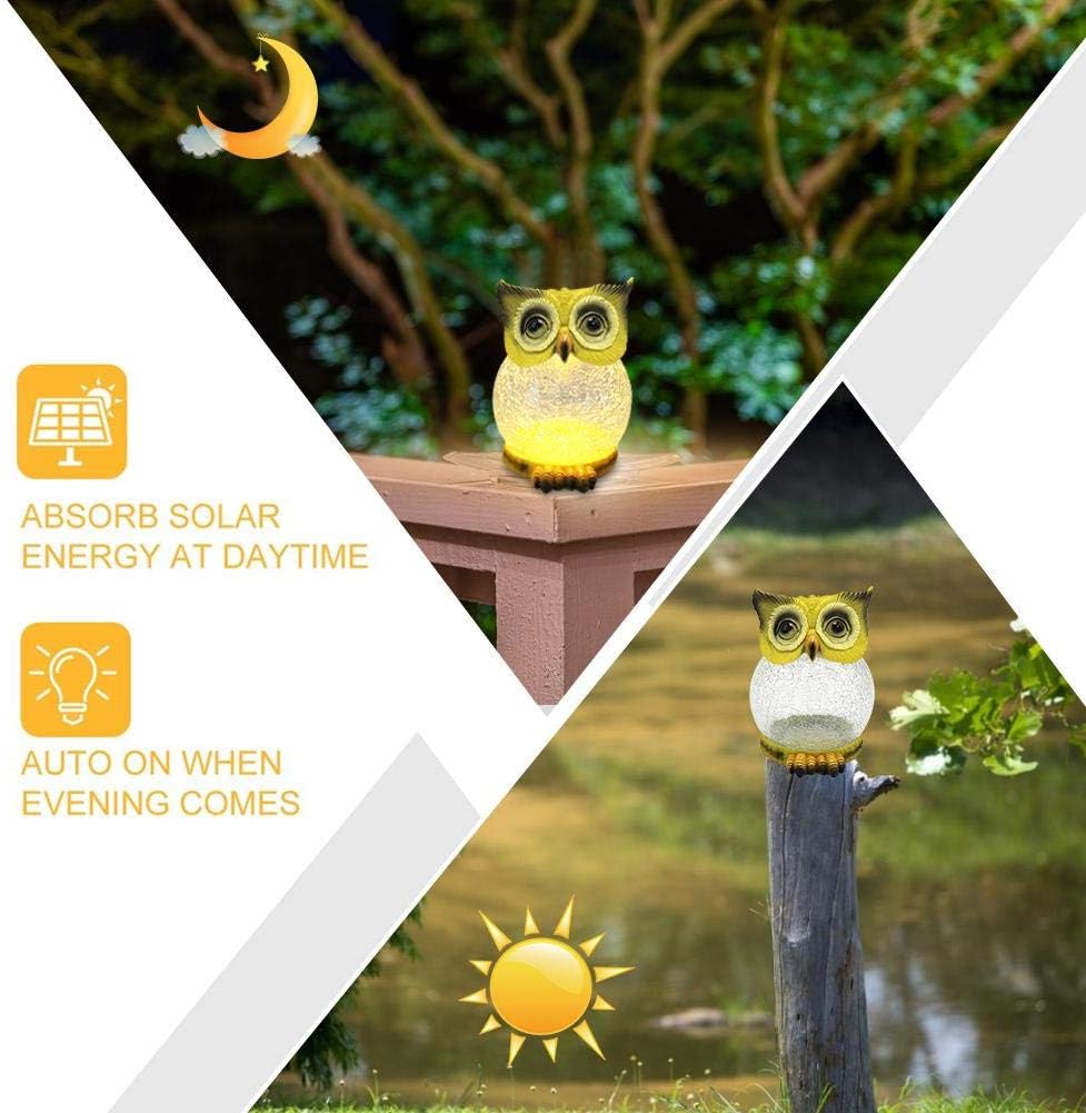 LED Owl Shaped Solar Light