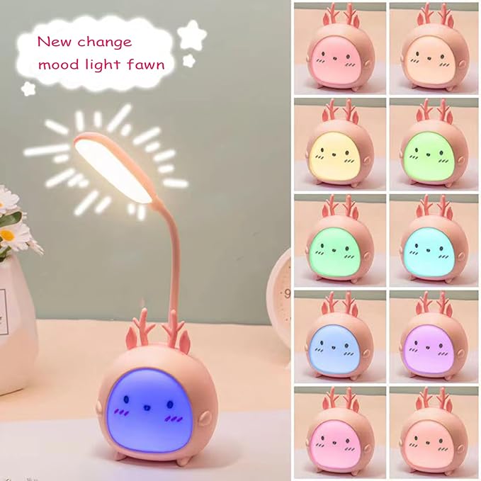 USB LED Desk Lamp Light Cute Cartoon