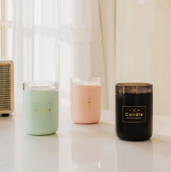 Desktop Candlestick Luminous Humidifier