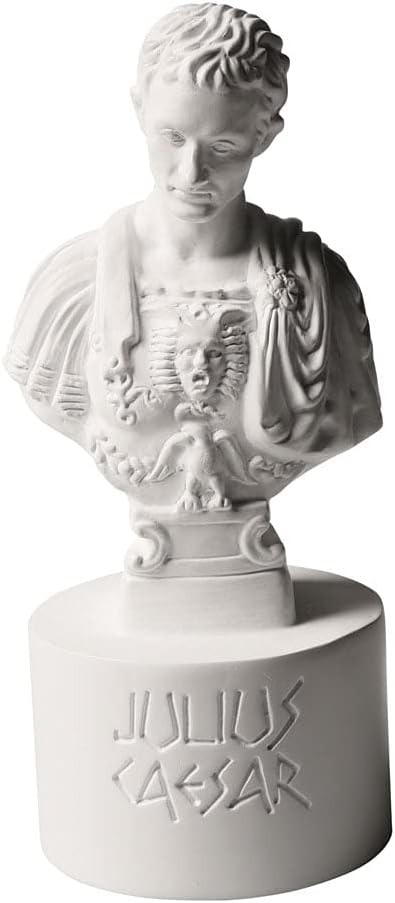Resin Julius Caesar Statues Pen Holder