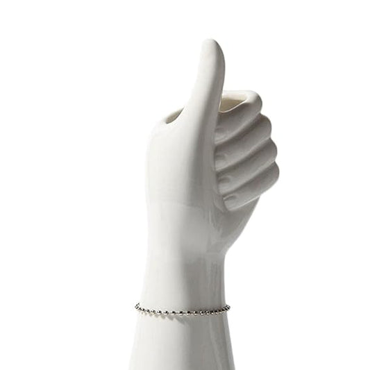 Ceramic Hand Shape Flower Vase