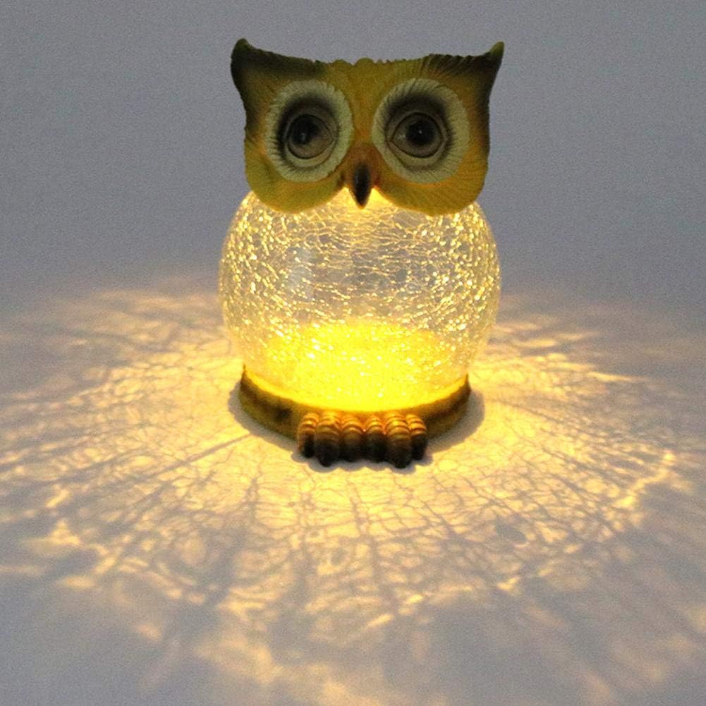 LED Owl Shaped Solar Light