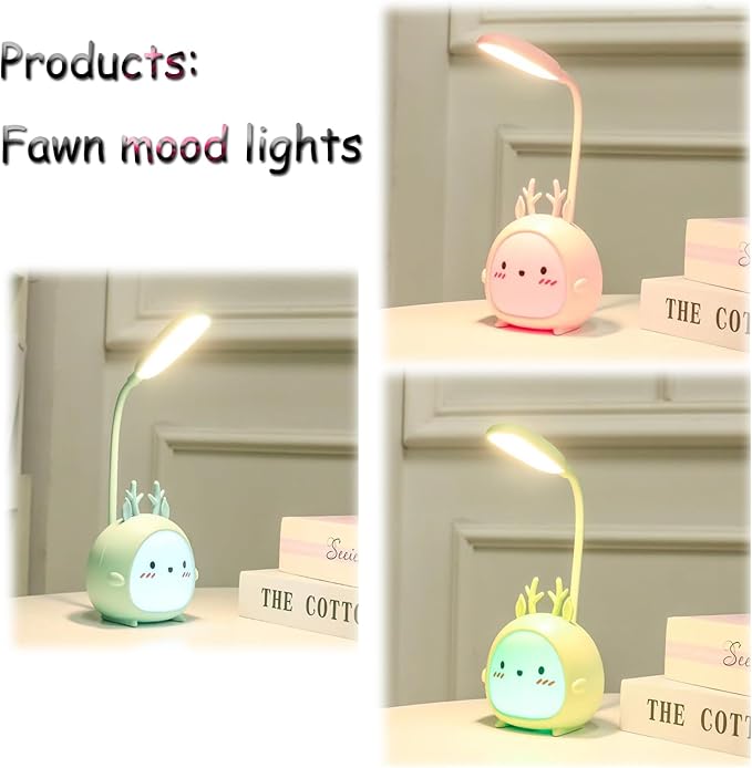 USB LED Desk Lamp Light Cute Cartoon