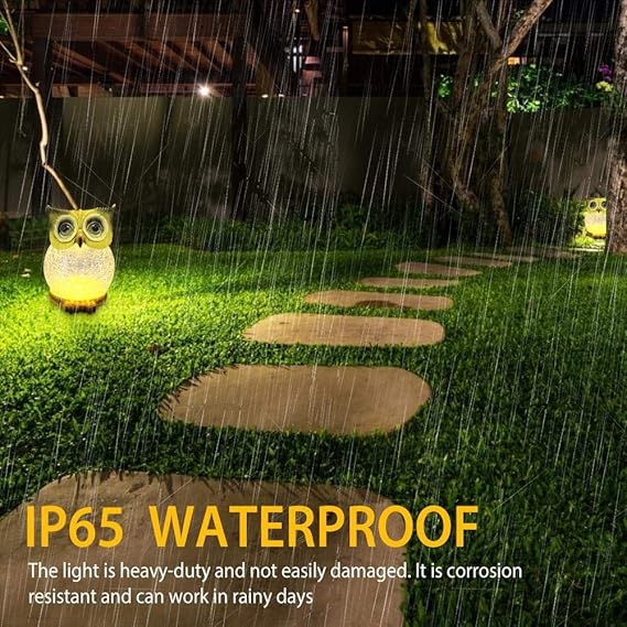 LED Owl Shaped Solar Light