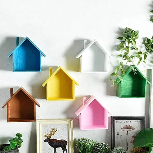 House-Shaped Display Shelf