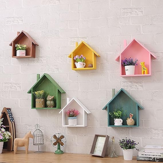 House-Shaped Display Shelf