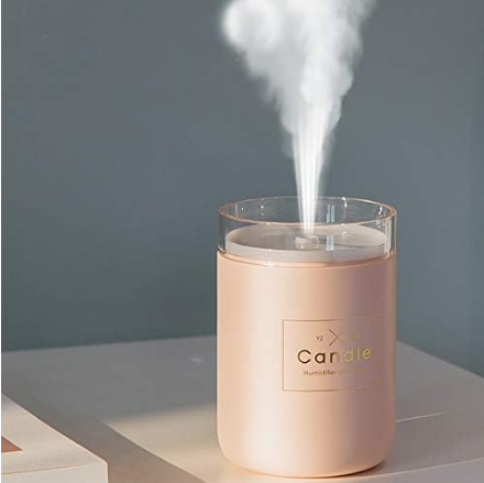 Desktop Candlestick Luminous Humidifier