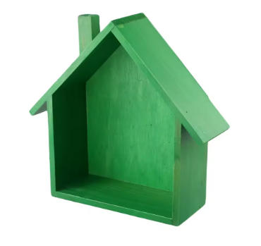 House-Shaped Display Shelf