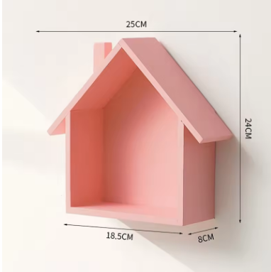 House-Shaped Display Shelf