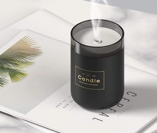 Desktop Candlestick Luminous Humidifier
