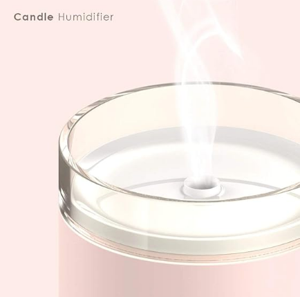 Desktop Candlestick Luminous Humidifier