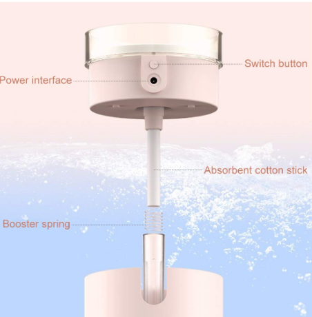Desktop Candlestick Luminous Humidifier