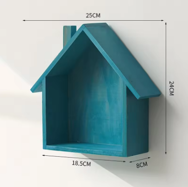 House-Shaped Display Shelf