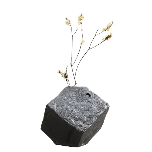 Stoneware arrangement vase