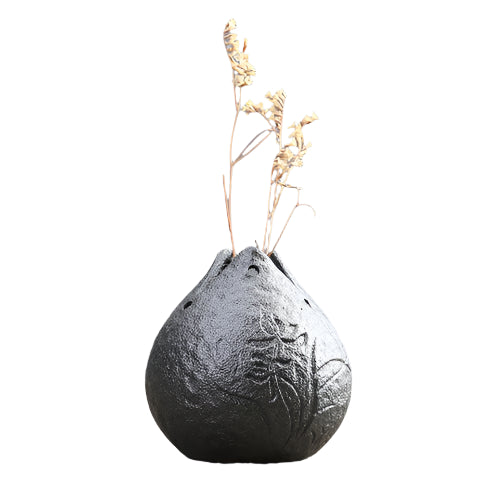 Stoneware arrangement vase