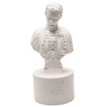 Resin Julius Caesar Statues Pen Holder